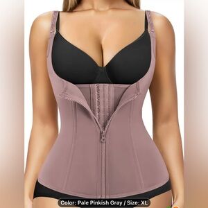 New Zipper Shaping Cami Tops, Waist Trainer Tummy Control Slimmer